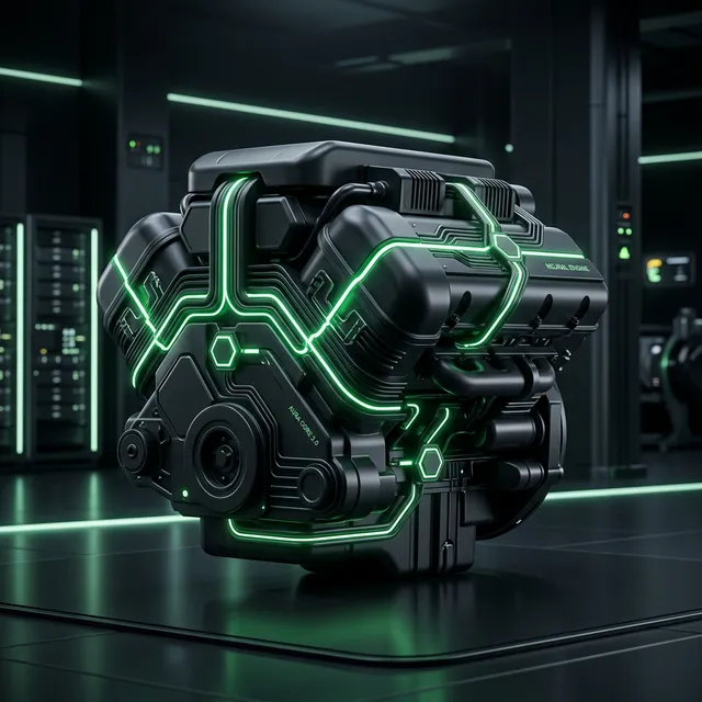 Painel de diagnóstico de IA analisando dados industriais